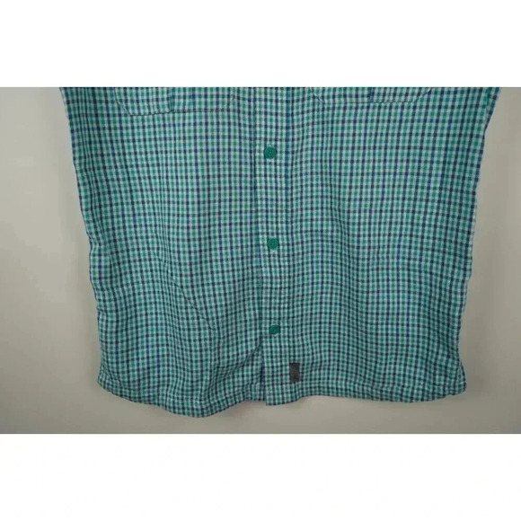 Jordan Brand Button-Down Shirt Men's Medium Blue Summer #583 - Picture 4 of 9